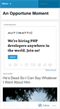 Mobile Screenshot of anopportunemoment.com